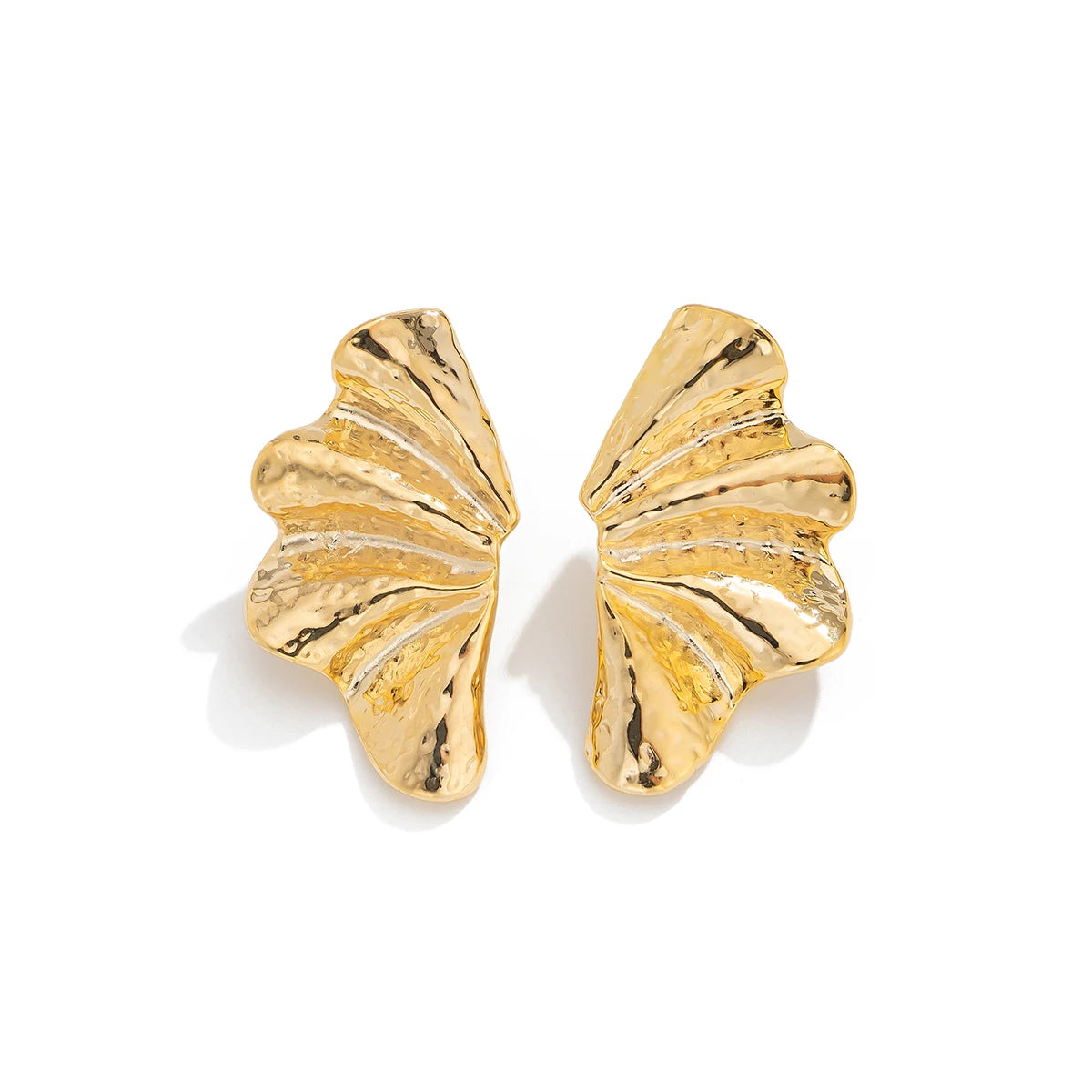 Minimalist Leaf Studs