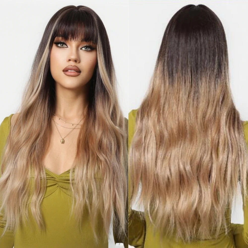 Brown Wavy Wig