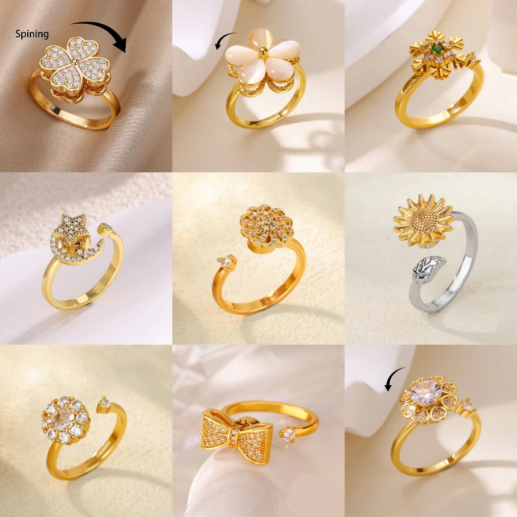 Golden Bloom Ring