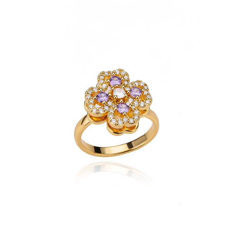 Golden Bloom Ring