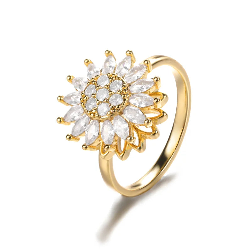 Golden Bloom Ring