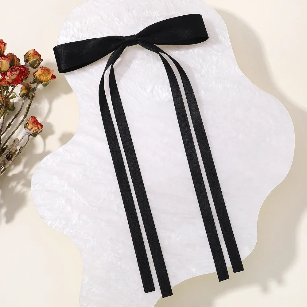 Sweet Charm Bow Hair Clip Duo