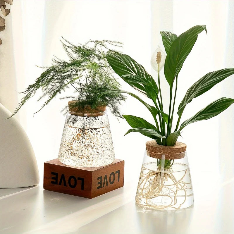 PureRoot Glass Vase