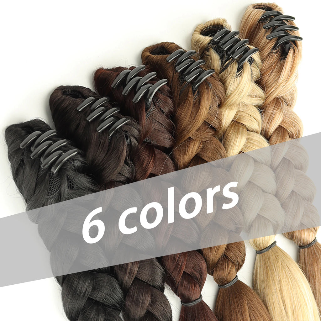 Claw Clip On Braided Ponytail