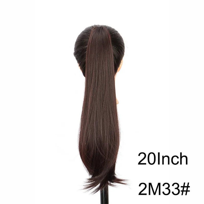 Female Slightly Curve Ponytail Hair Extension