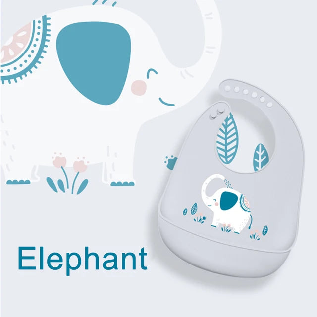 Silicone Waterproof Baby Bib