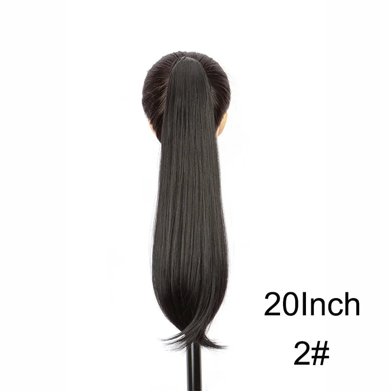 Female Slightly Curve Ponytail Hair Extension