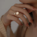 Opal Twist Ring