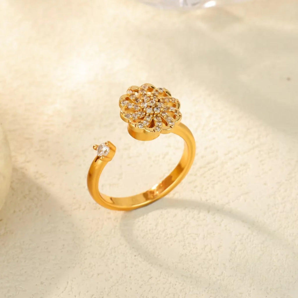 Golden Bloom Ring