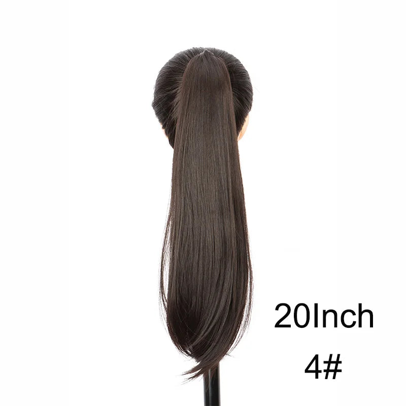 Female Slightly Curve Ponytail Hair Extension