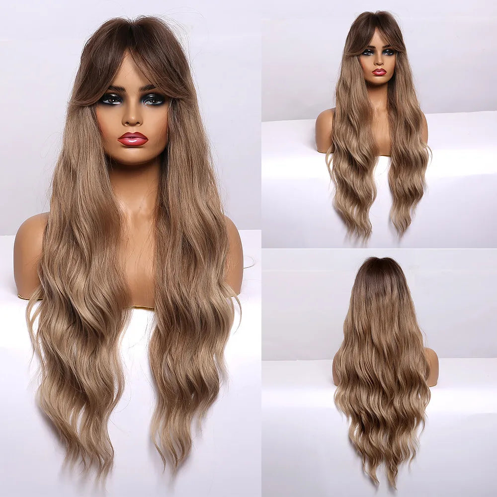 Brown Wavy Wig