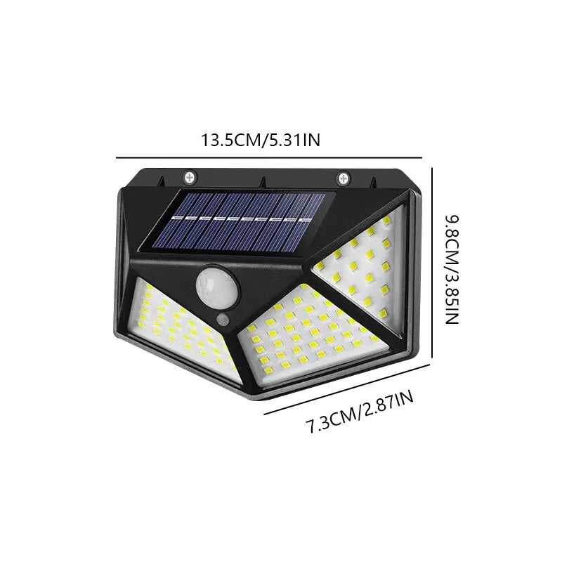 100 LED Solar Wall Lamp