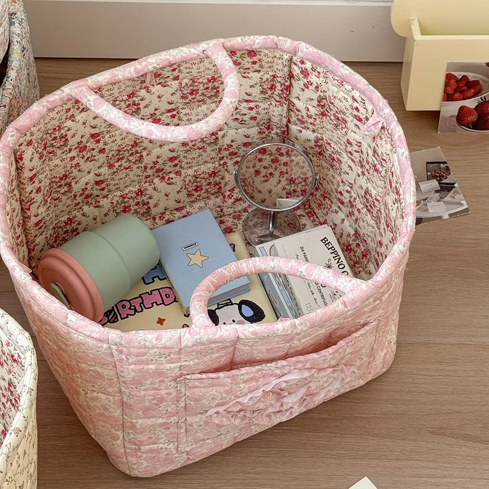 Air Friend Floral Tote Basket