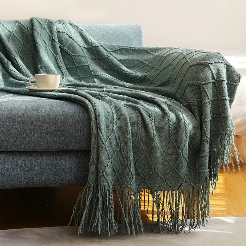 Cozy Tassel Throw