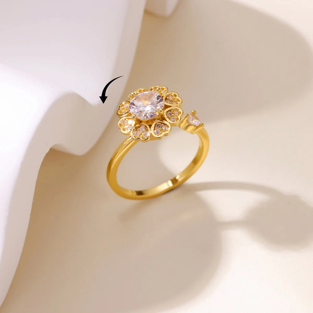 Golden Bloom Ring