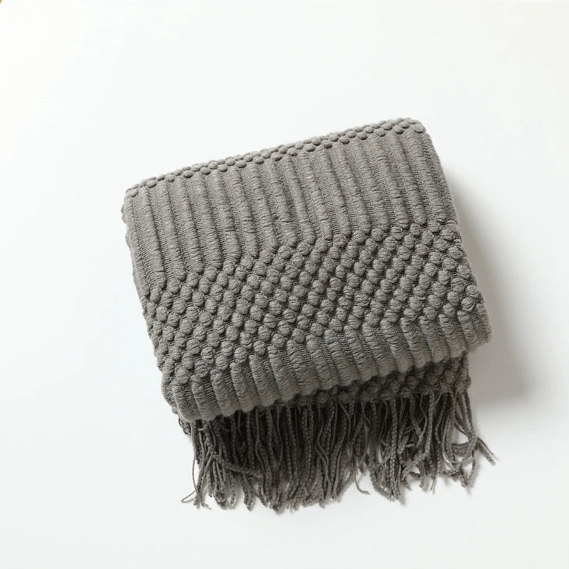 Cozy Tassel Throw