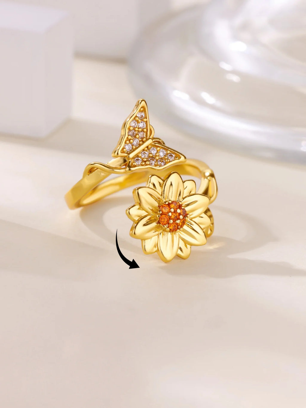 Golden Bloom Ring