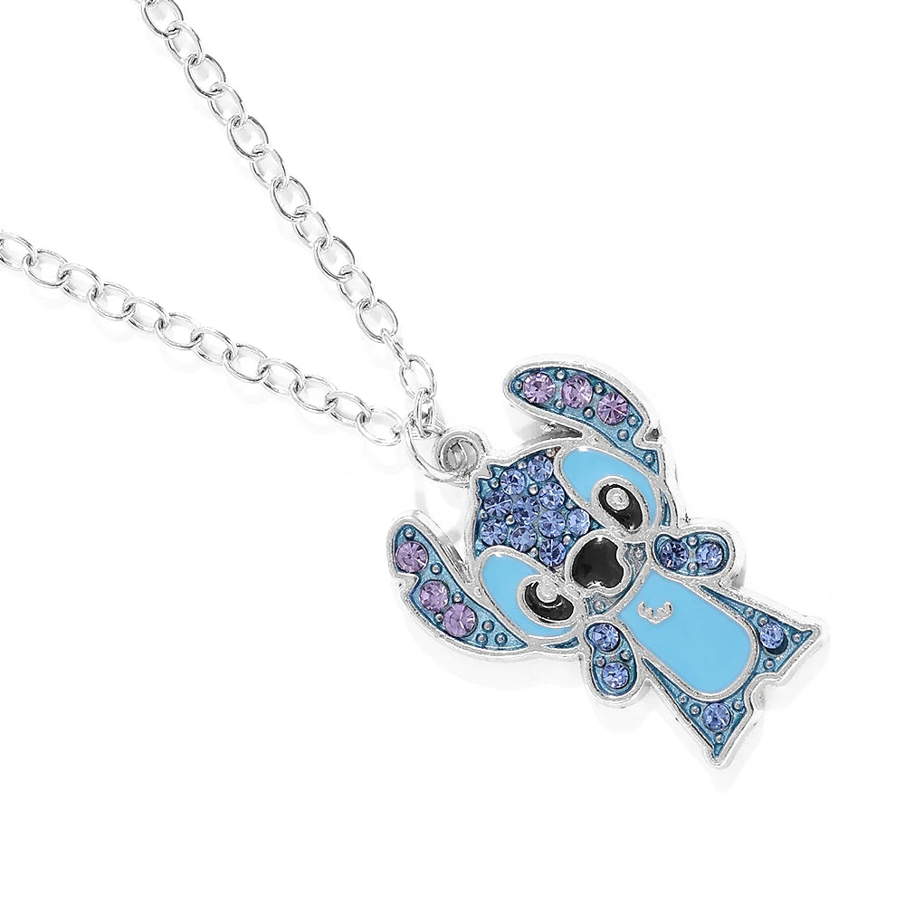 Stitch Full Diamond Necklace