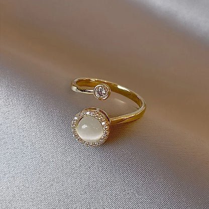 Opal Twist Ring