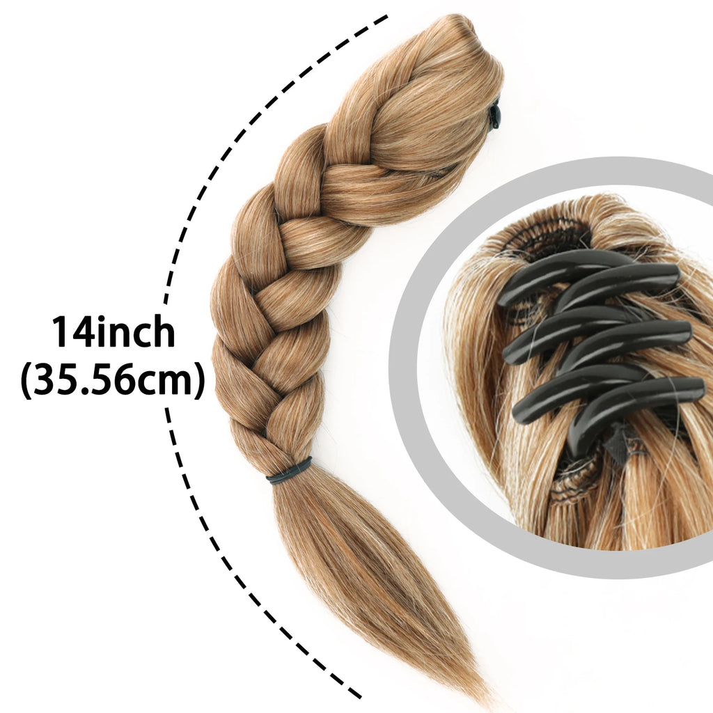 Claw Clip On Braided Ponytail