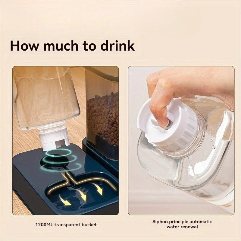 Automatic Cat and Dog Feeder with Drinker
