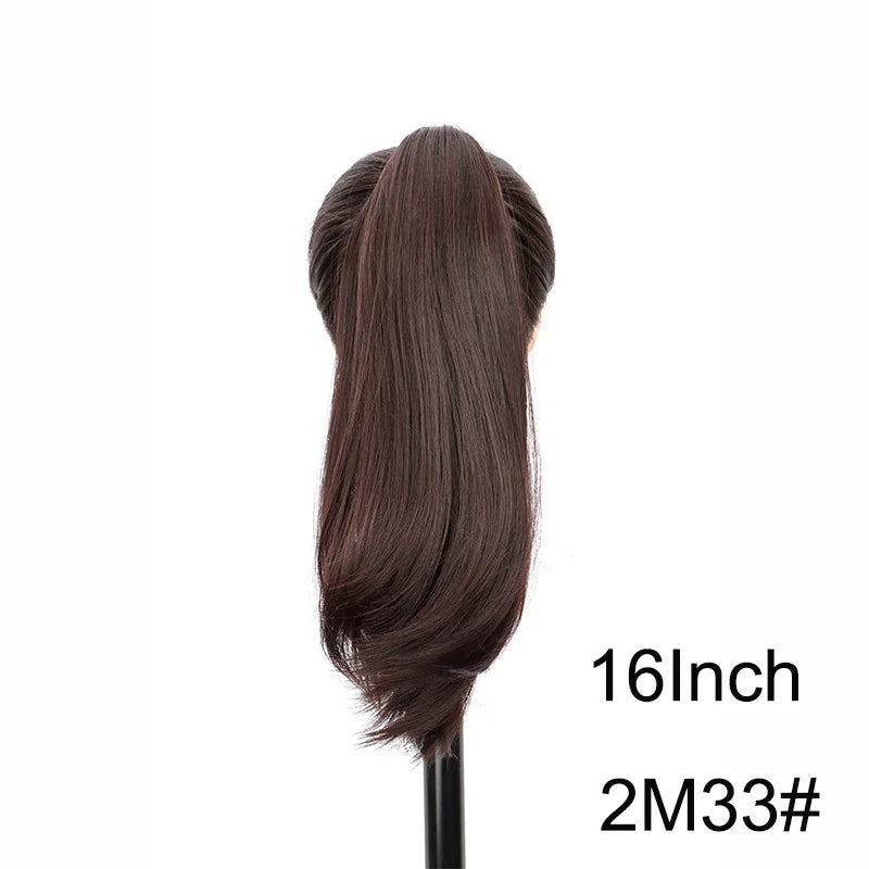 Female Slightly Curve Ponytail Hair Extension
