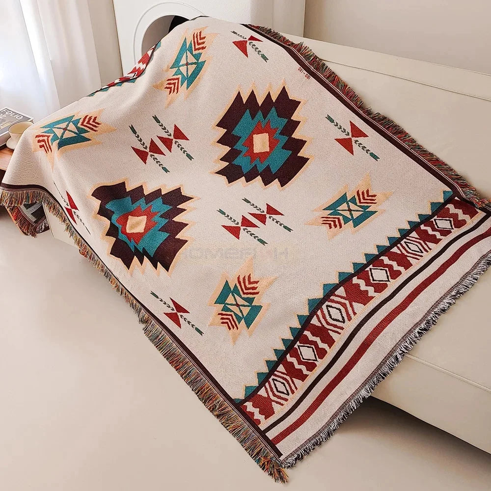 Boho Weave Throw Blanket