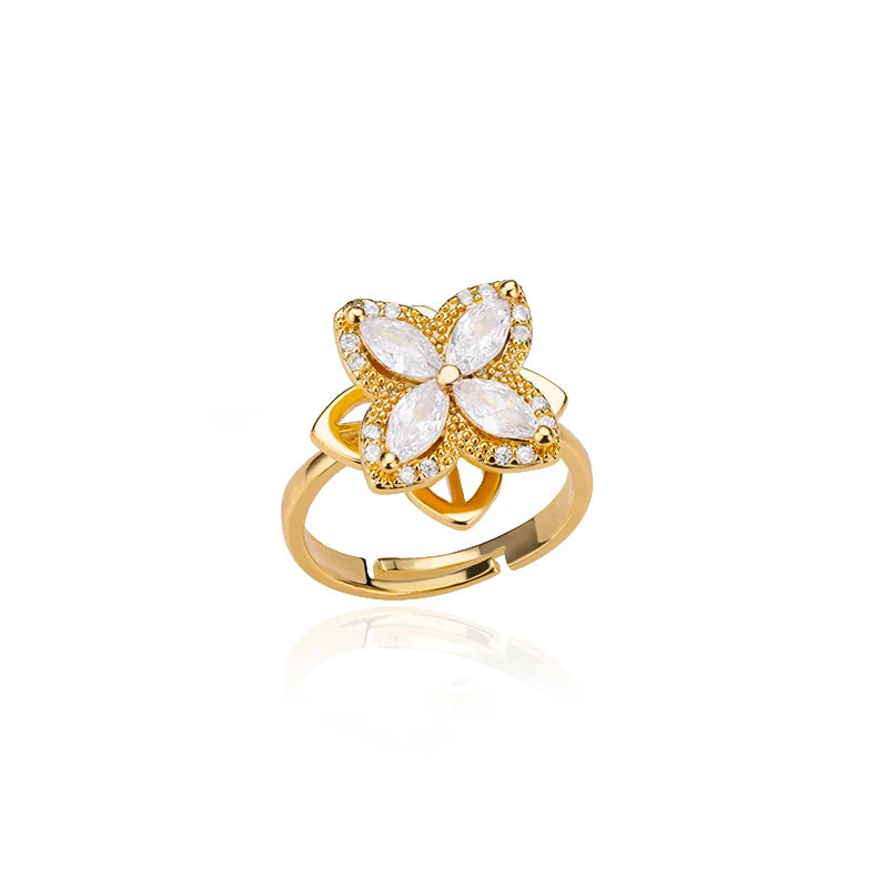 Golden Bloom Ring