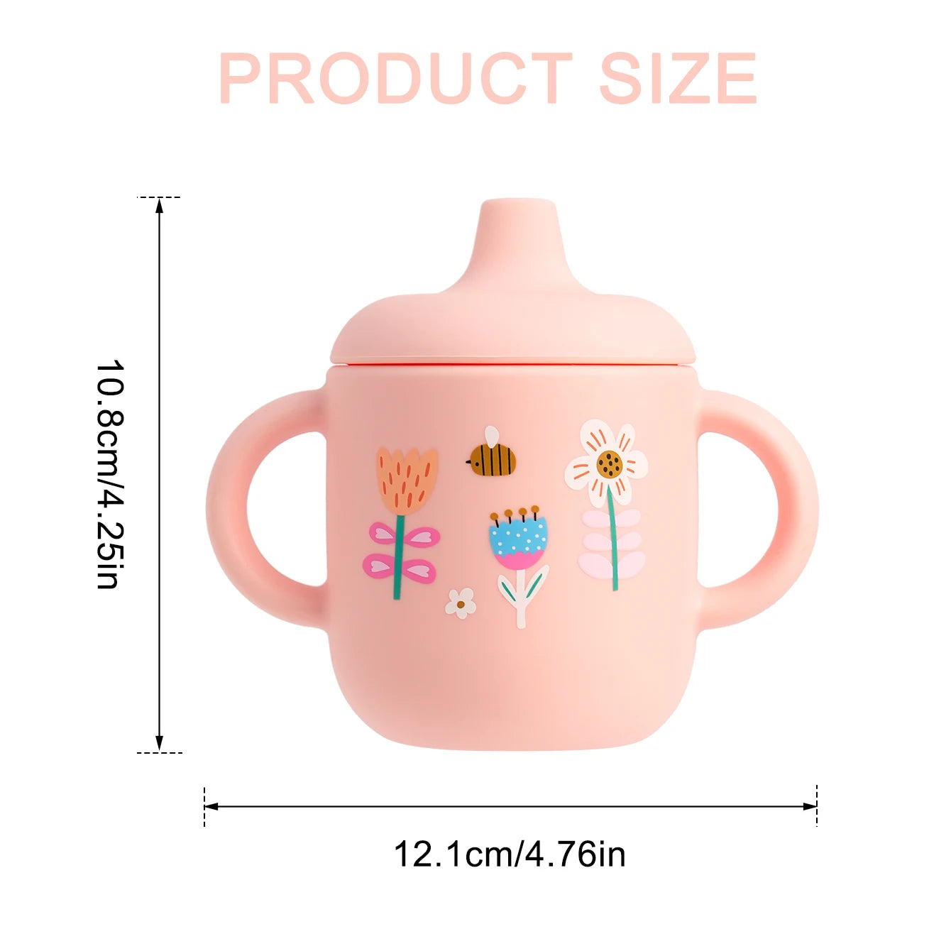 Cartoon Silicone Baby Feeding Cup