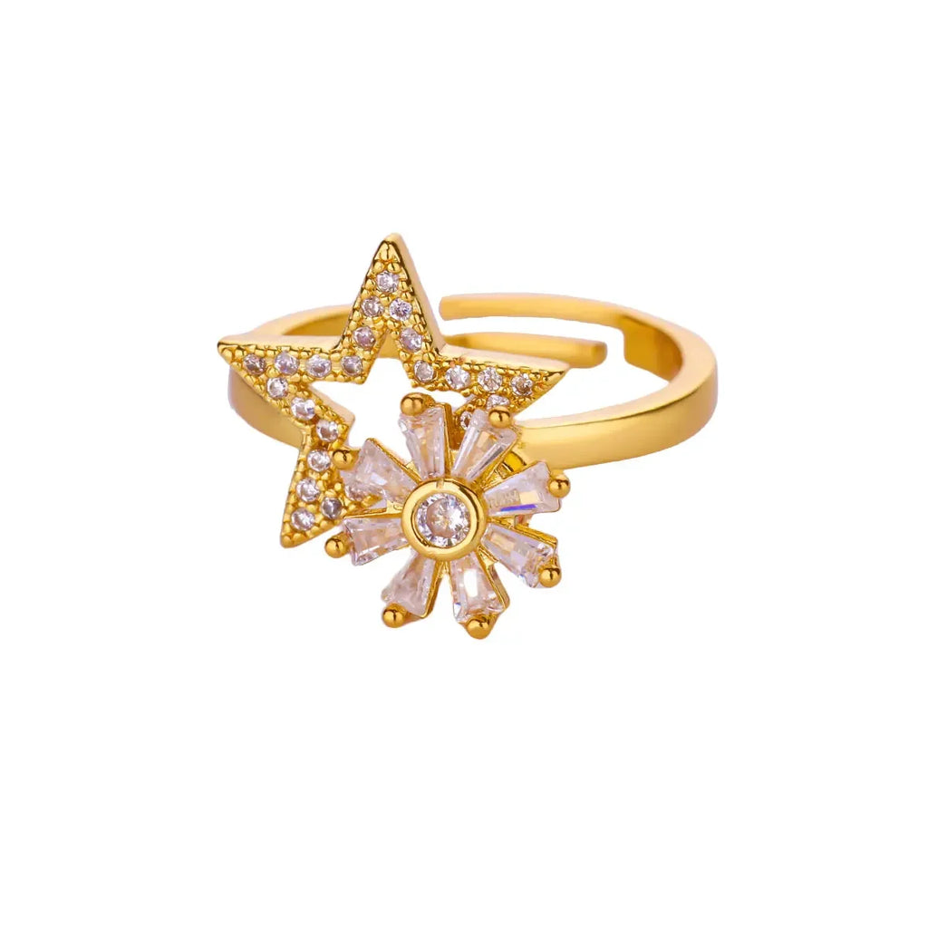 Golden Bloom Ring
