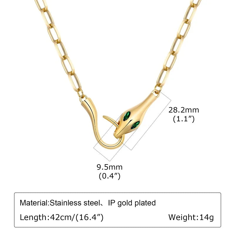 Chunky Gold Link Necklace