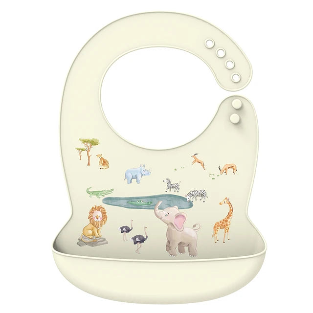 Silicone Waterproof Baby Bib