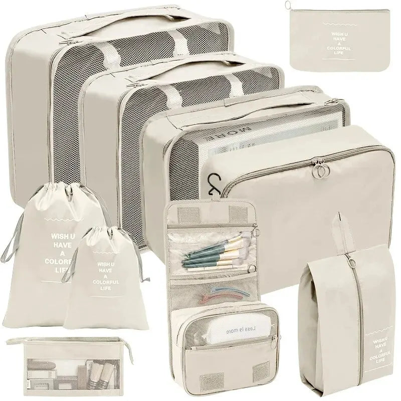 Travel Organizer Storage Bag Set