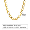 Chunky Gold Link Necklace