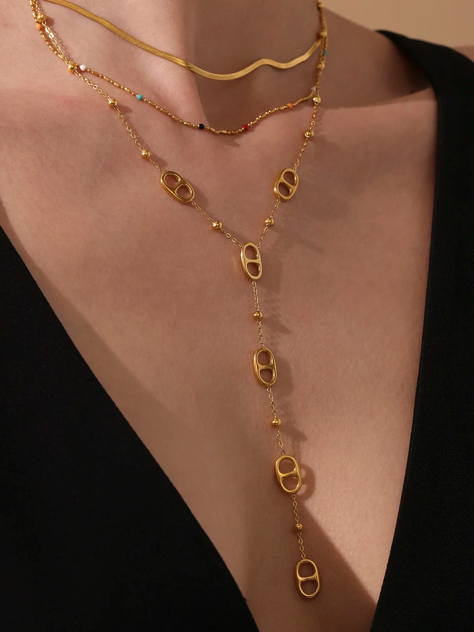 Golden Drift Necklace