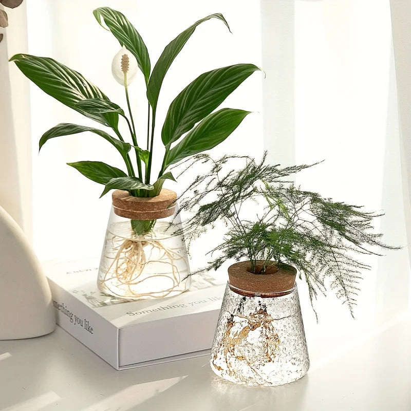 PureRoot Glass Vase