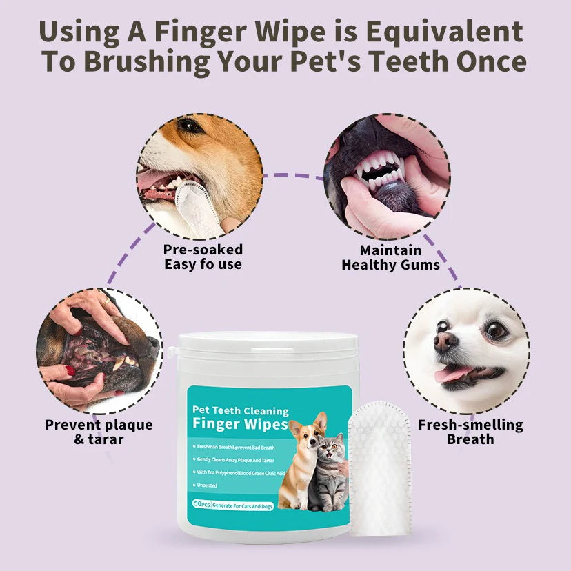 Dentipaw Wipes