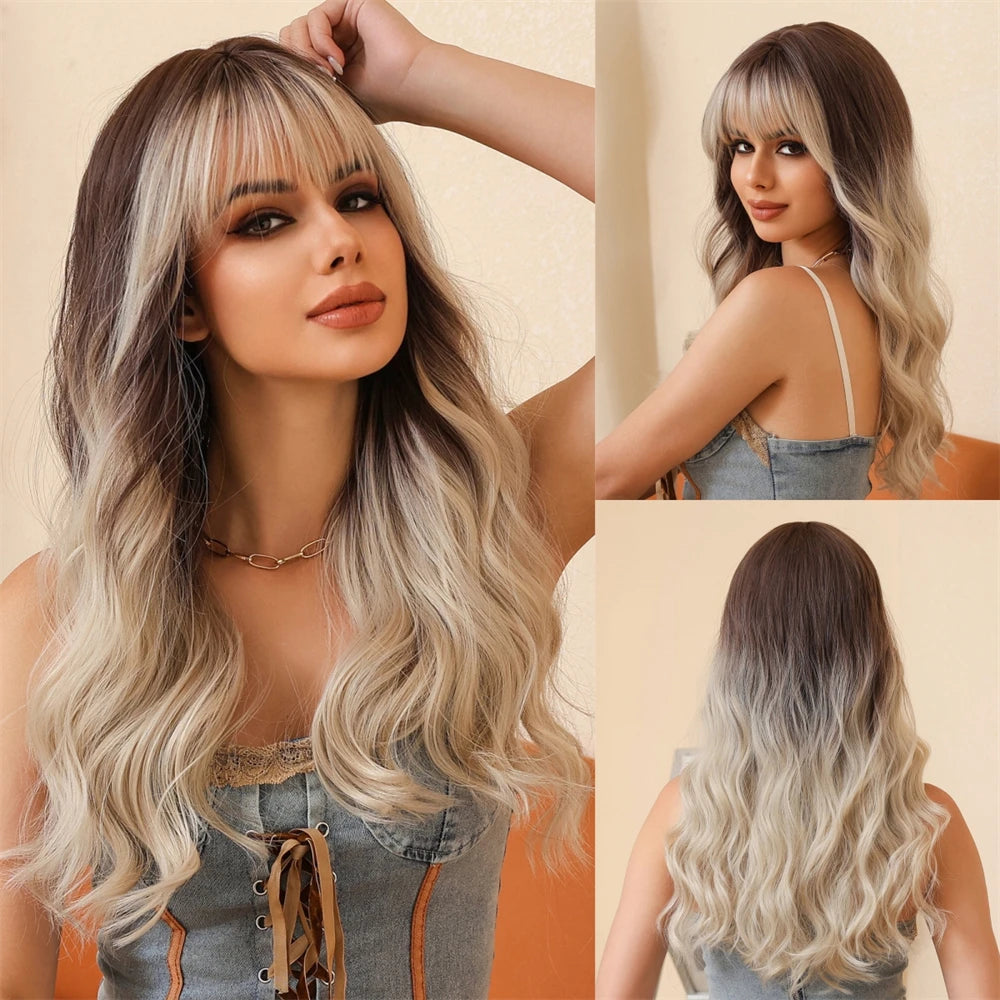 Brown Wavy Wig