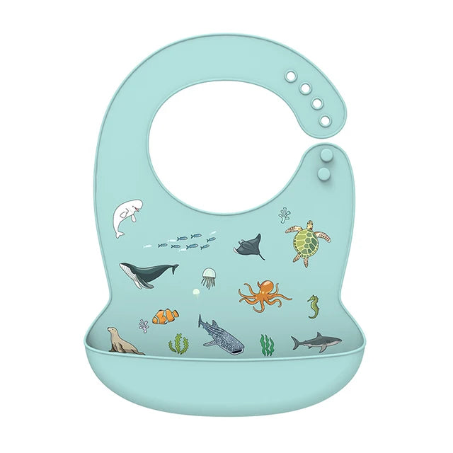 Silicone Waterproof Baby Bib