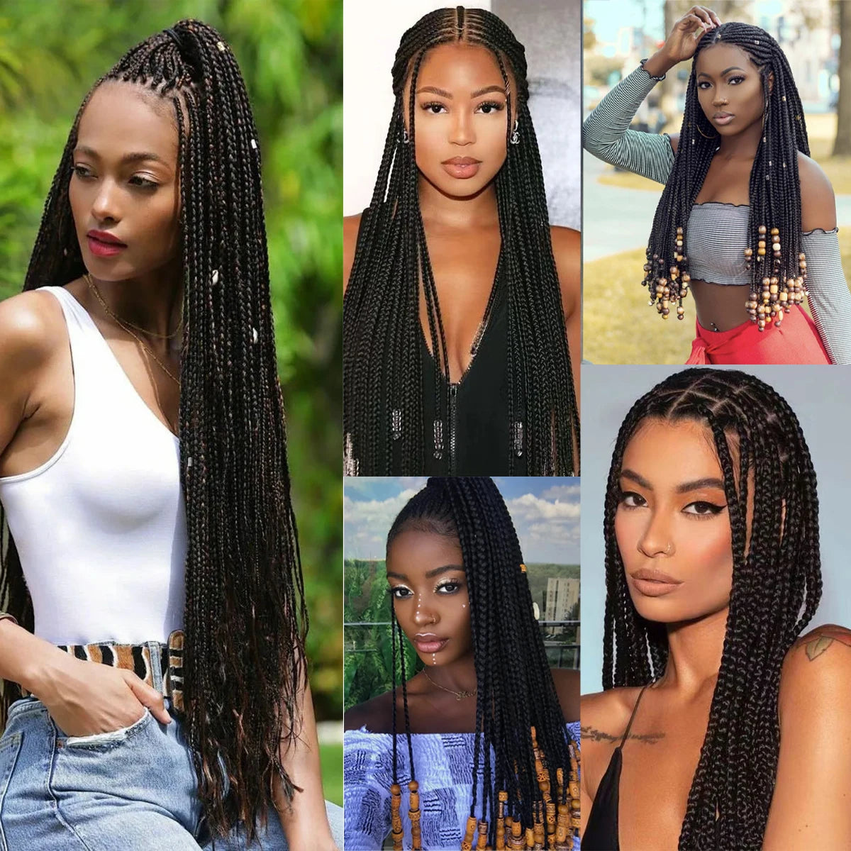 Straight Braiding Hair