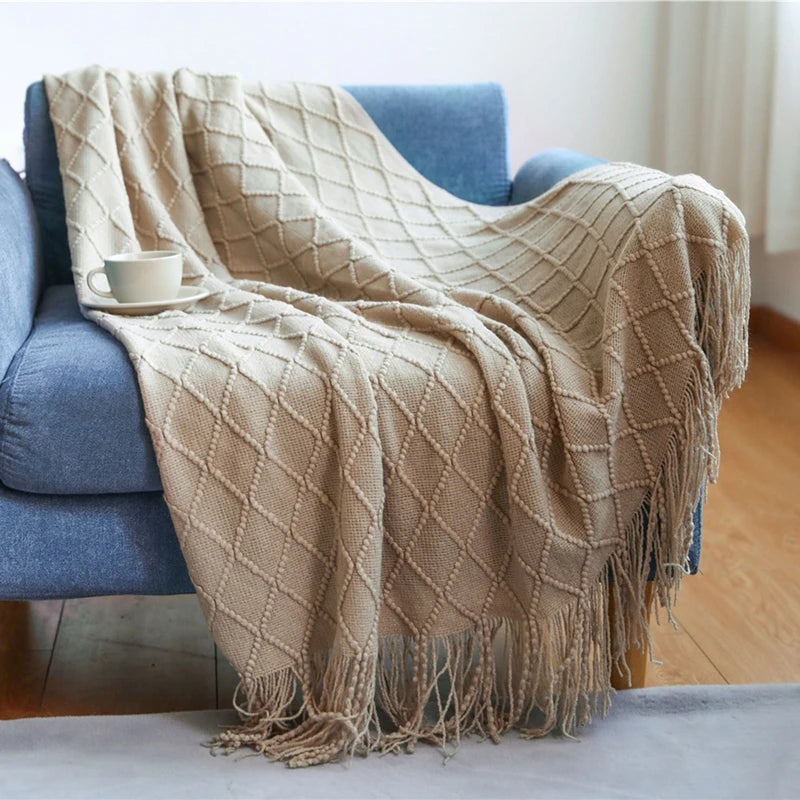 Cozy Tassel Throw