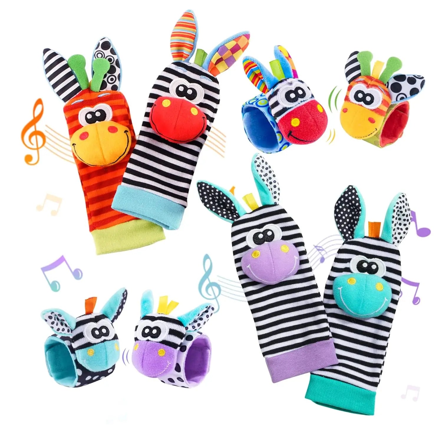 Baby Wrist & Foot Rattles