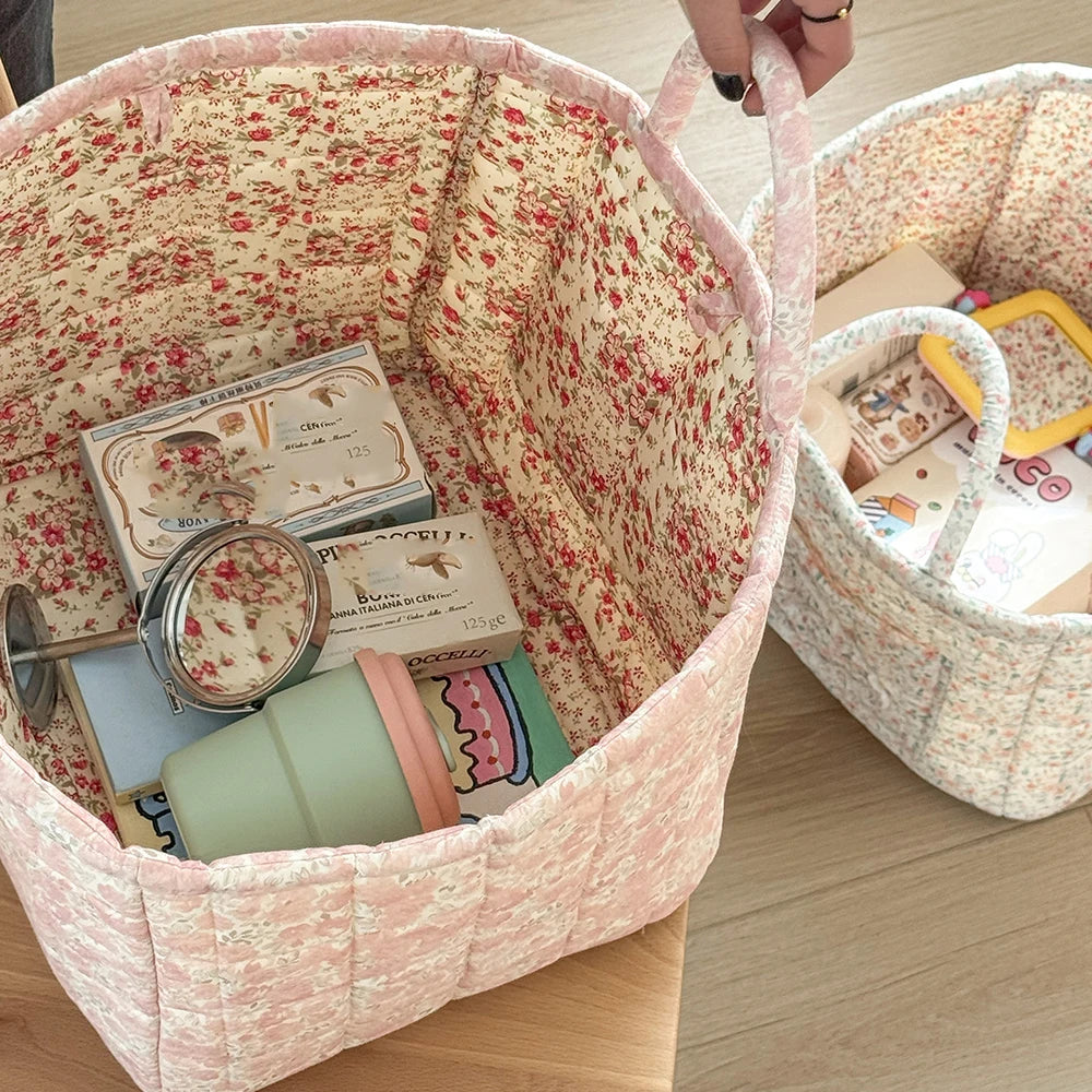 Air Friend Floral Tote Basket