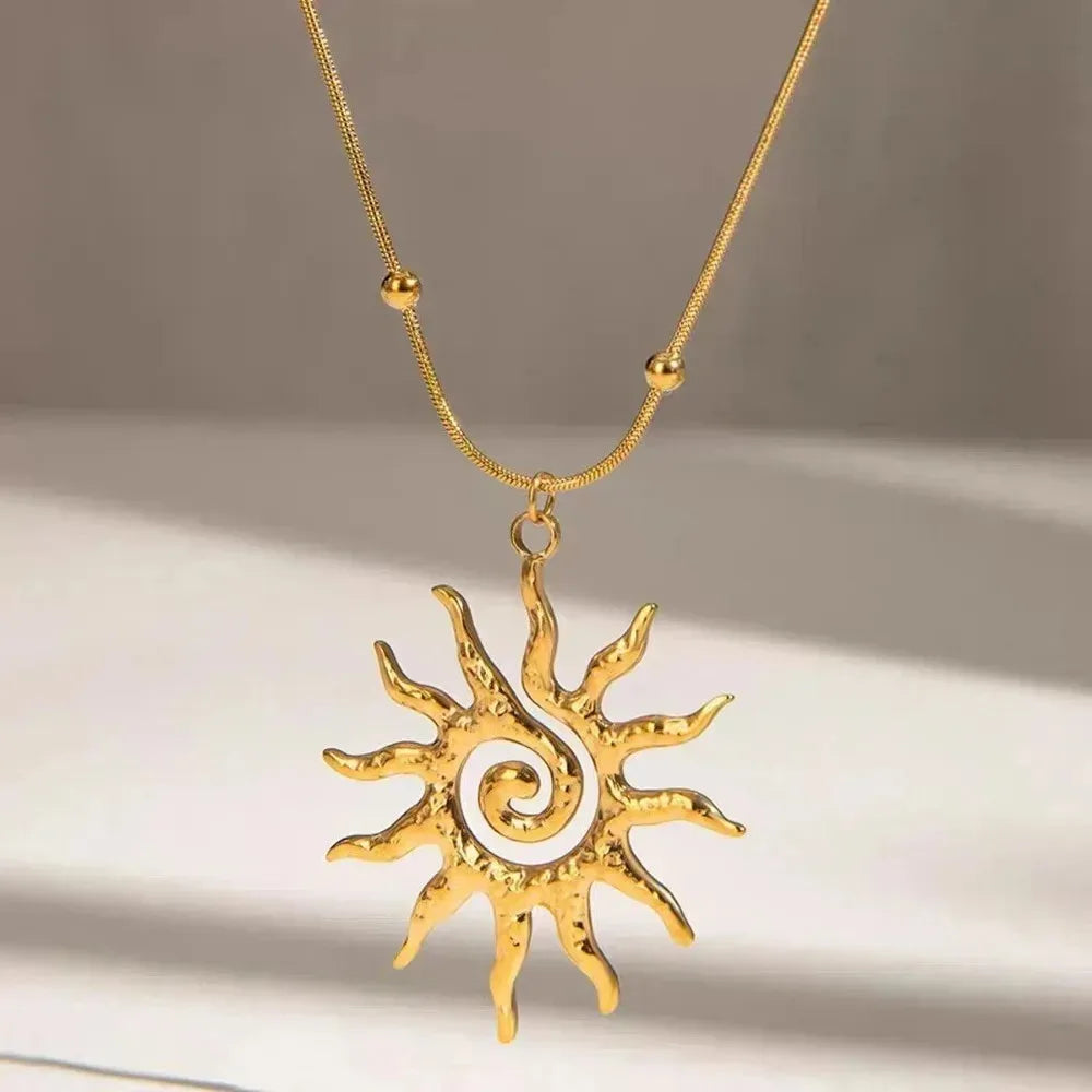 Sunbeam Necklace & Earrings