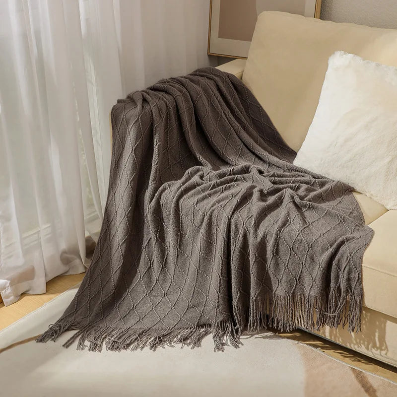 Cozy Tassel Throw