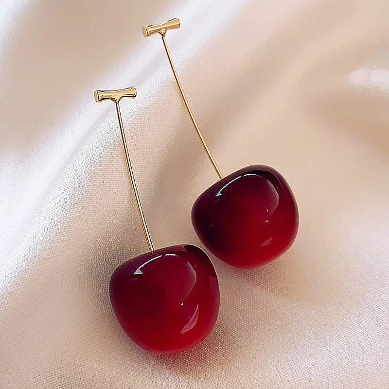 Red Cherry Earrings