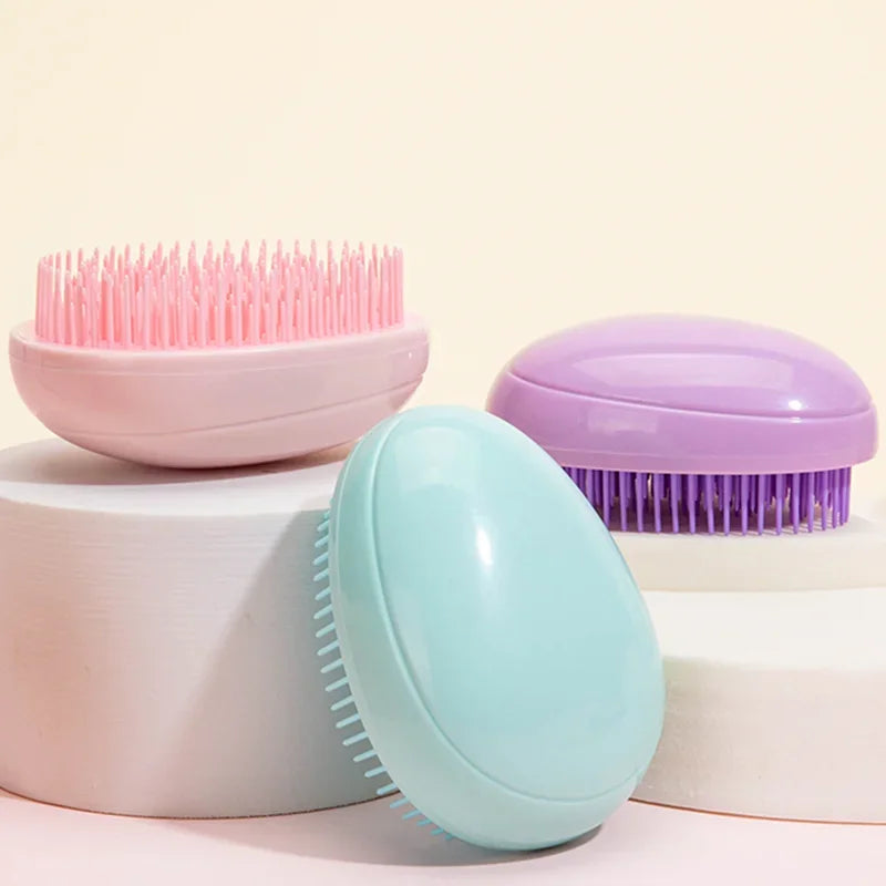 Mini Egg Round Shape Hairbrush