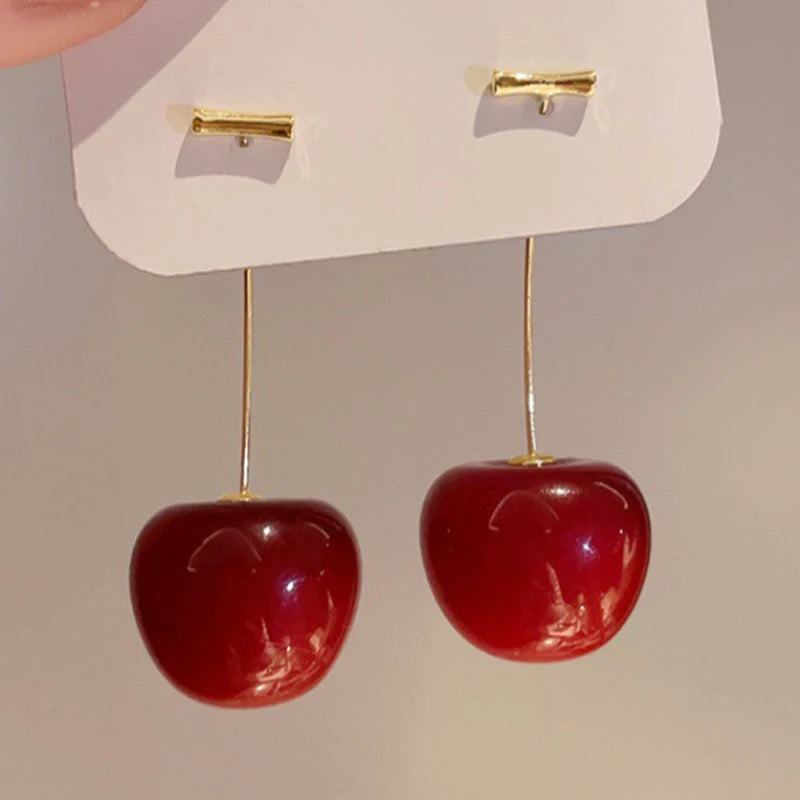 Red Cherry Earrings