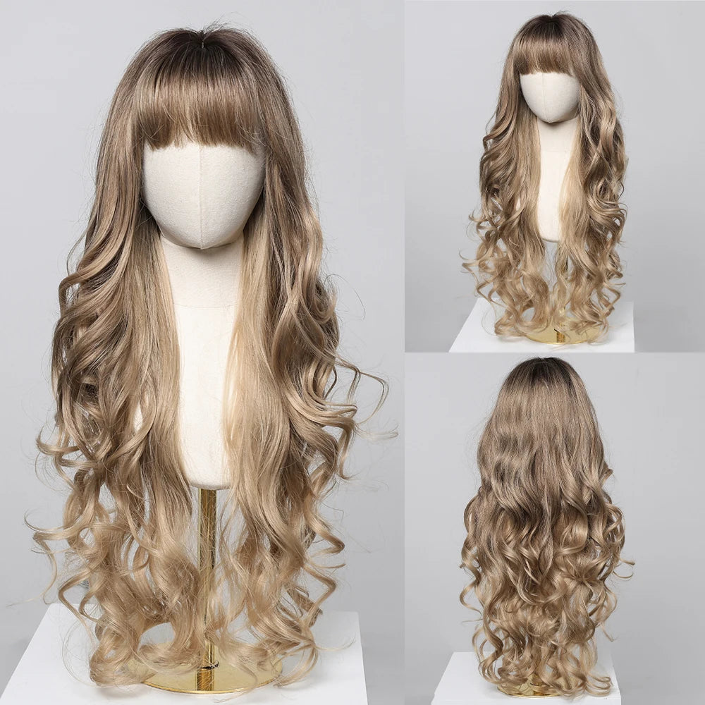 Brown Wavy Wig