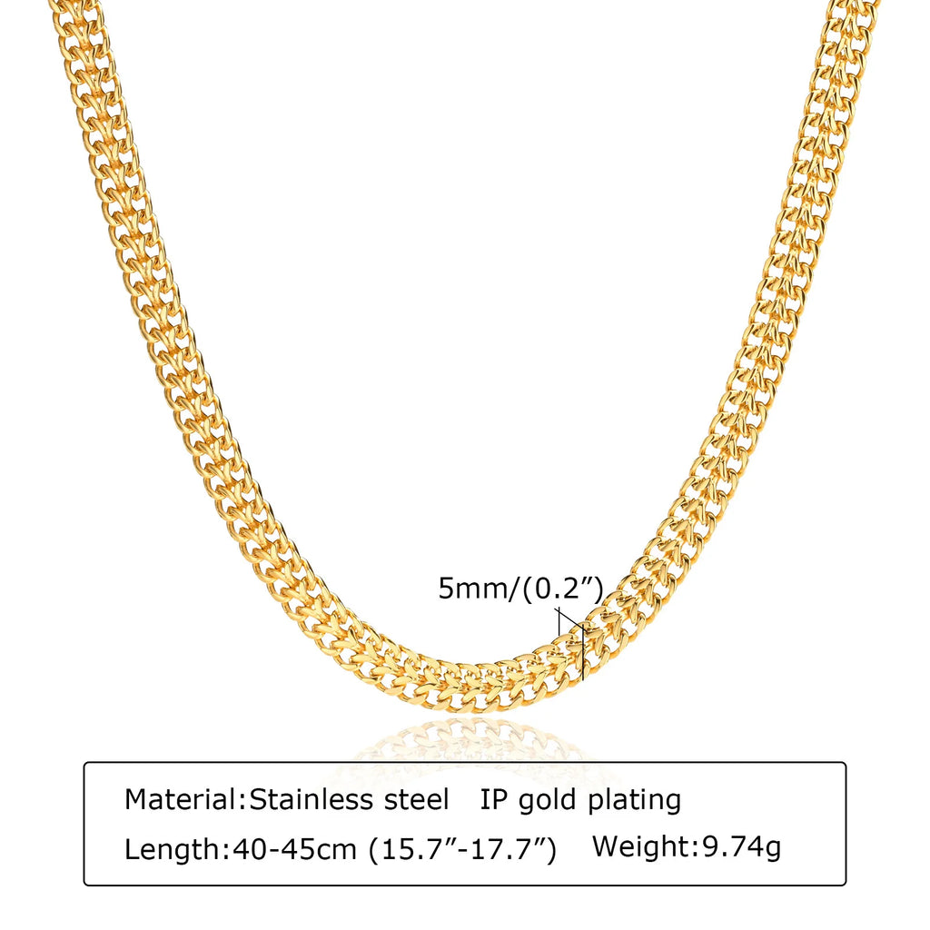 Chunky Gold Link Necklace